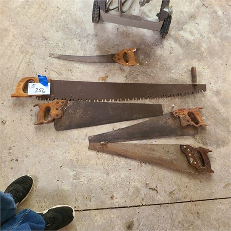 Mixed Hand Saw Lot: Craftsman & More