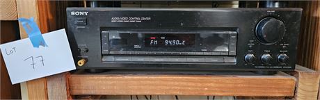 Sony FM Stereo FM-AM Receiver STR-D315 with Speakers