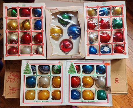 Vintage Glass Ornaments Lot 2