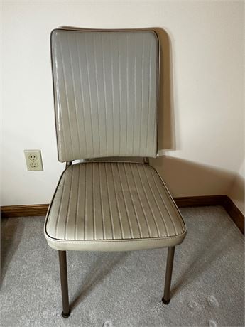 Vintage Vinyl Seated Dining Chair