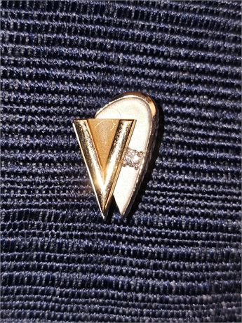 14K A.C.H. Pin with Diamond