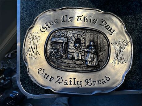 Duracast "Give Us This Day Our Daily Bread" Plaque