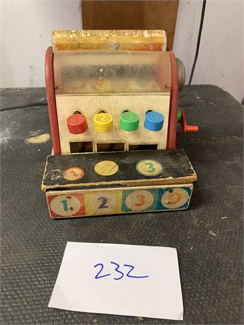 Vintage Fisher Price Cash Register 972