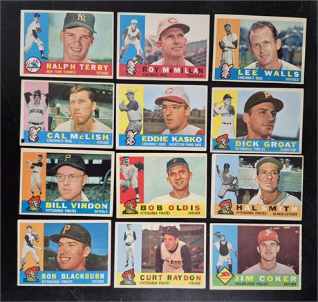 1960 Topps Baseball Cards