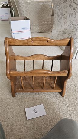 Wood Magazine Rack