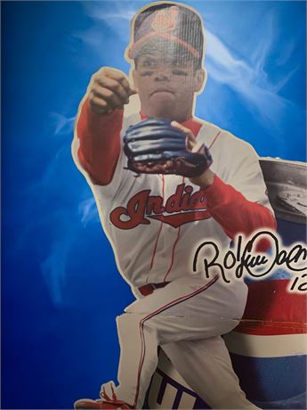 Life-Sized Cardboard Standee Roberto "Robbie" Alomar Advertising Pepsi