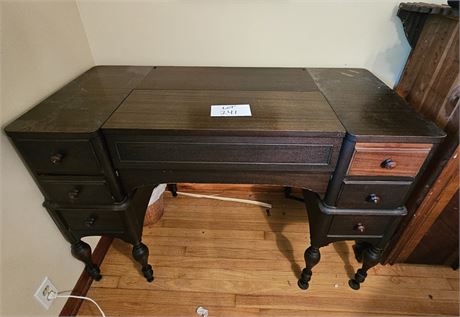 Antique Wood Secretary Desk