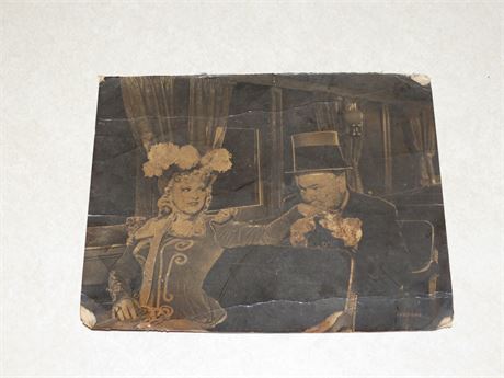 Vintage Print Of WC Fields, Mae West