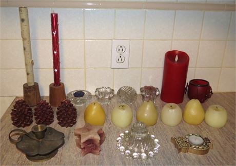 Candles, Candle Holders