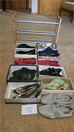 Ladies Mixed Shoe Lot Dr Scholl's, Jubilee, Pierre Dumas & More