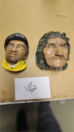 Bosson Chalkware Heads