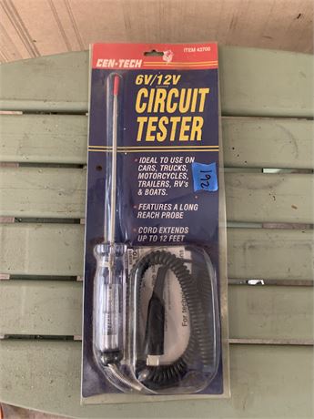 Cen-Tec 6 V/12 V Circuit Tester