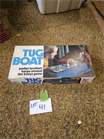 Vintage Board Game: Tug Boat - Parker Brothers #330