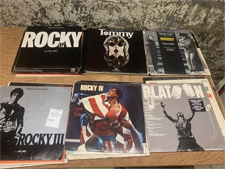 Record Album Lot - Movie Soundtracks