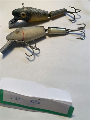 L & S Lure Lot of 2 Bassmaster Model 15 25 Mirror Lure