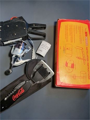 Coca-Cola Collectible Pocket Knife, Pflueger Trion Spinning Reel