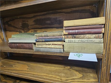 Mixed Antique McGuffy Readers & Other Educational Books