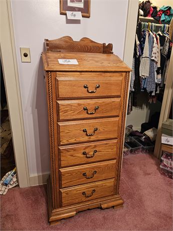 Solid Wood Jamestown Sterling Lingerie Chest