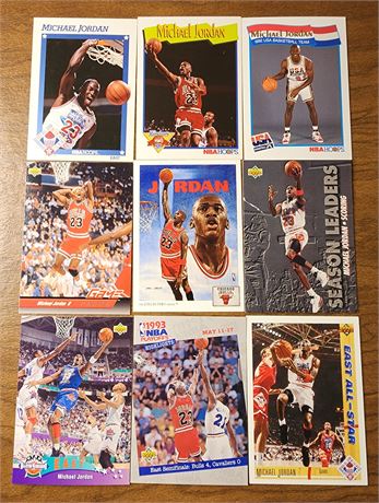 9 Michael Jordan Cards