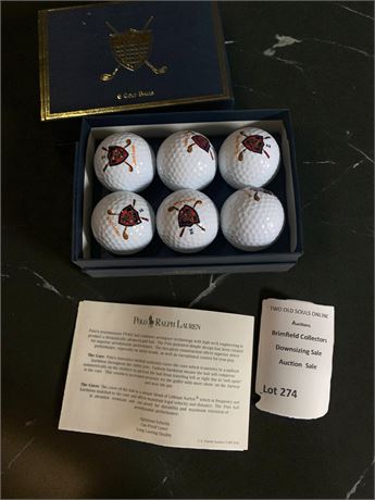 Polo Ralph Lauren Golf Balls W/Original Box