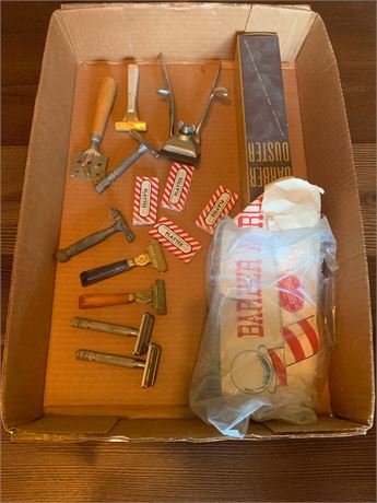 Vintage Razors/Barber Equipment