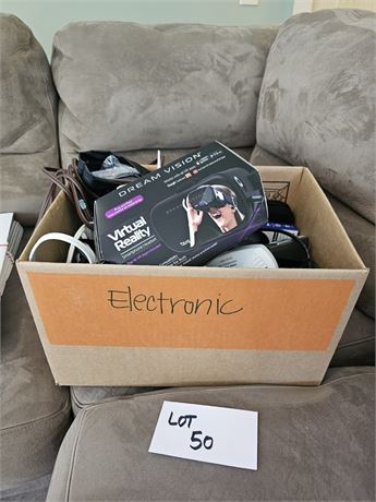 Mixed Electronics- Dream Vision, Cordless Phone, Battery Charger & More