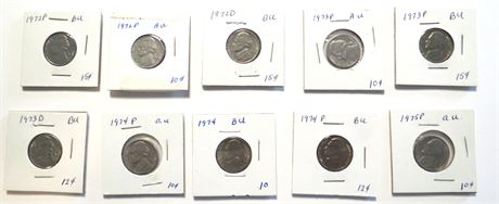 BU / AU Nickels