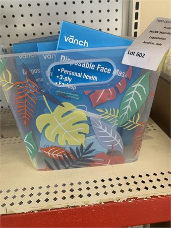 Vanch Disposable 3-ply Face Masks W/Ear Loops