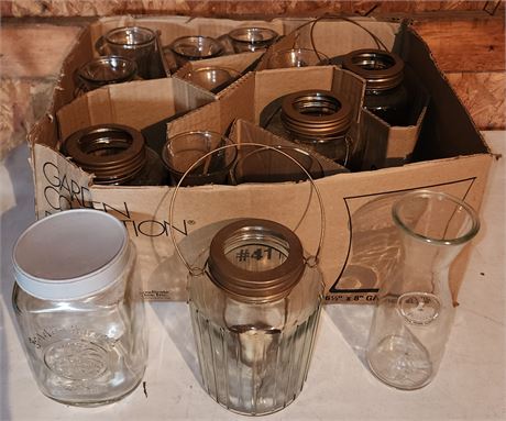 Box of Jars, Vases, Etc