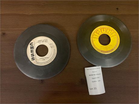 Vintage 45 Vinyl Records - Sun Records Johnny Cash Chess Records Chuck Berry