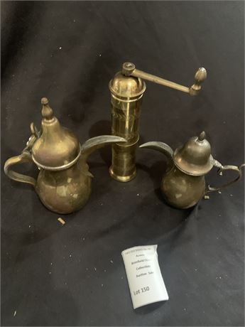 Brass Lot - Dallah Coffee Pots & Coffee Grinder