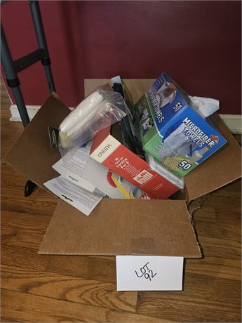 Kitchen Misc Lot- Gadgets, Towels, Flatware, & More