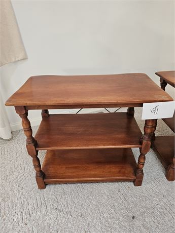 Wood End Table