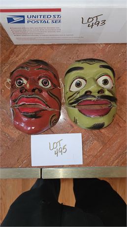 Bali Indonesian Hi-Res Wall Art Masks