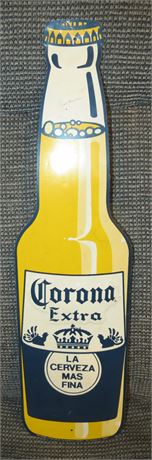Corona Tin Bottle Sign