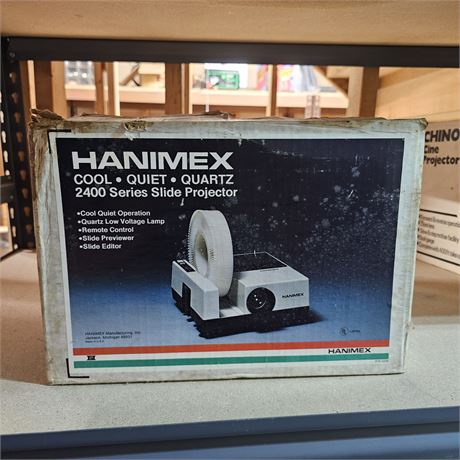 HANIMEX~ 2400 Series Slide Projector in Original Box