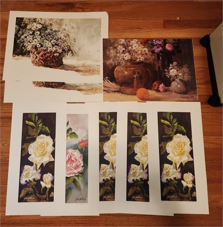 Assorted Unframed Artwork