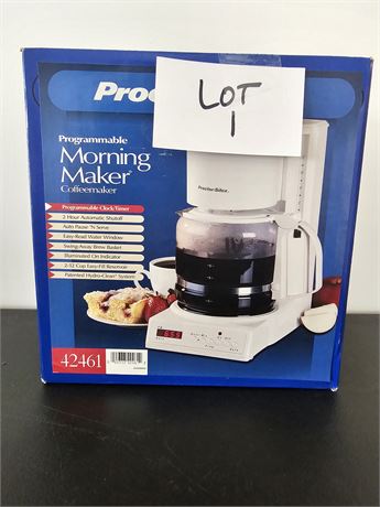 Proctor Silex Coffee Maker New In Box