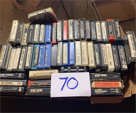 Vintage 8 Track Collection Lot