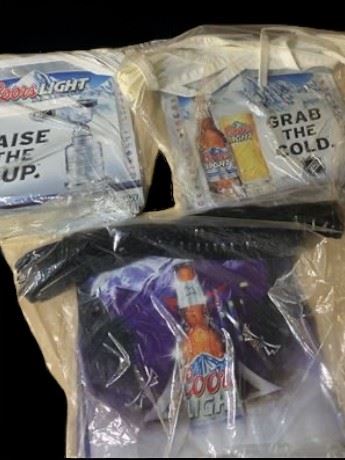 Triangular Flag String Party Banners - Coors Light Set of 3