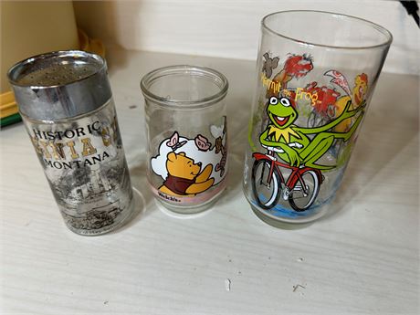 Vintage Muppets Glass and others