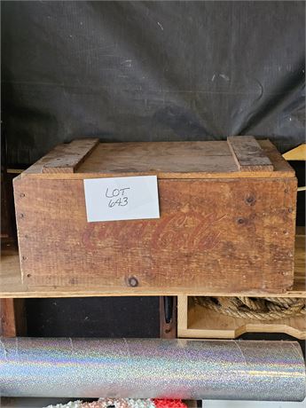 Antique Wood Coca-Cola Box