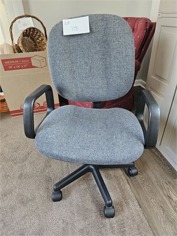 Gray Fabric Office Chair
