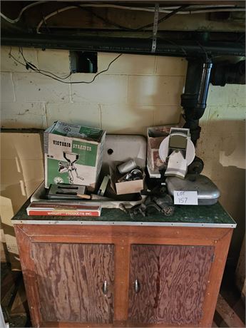 Cleanout- Strainer, Grind-O-Matic, Table Grinder, Electric Fryer & More