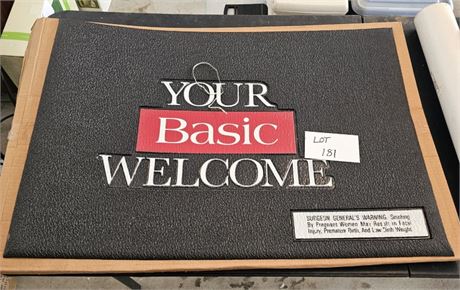 Basic Store Welcome Rug/Mat