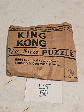 1930's King Kong Movie Puzzle