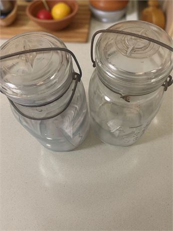 Atlas Air Tight Seal Mason Jars Set of 2