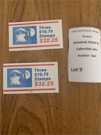 United States Postal Service Eagle and Moon Express Mail Stamp Books