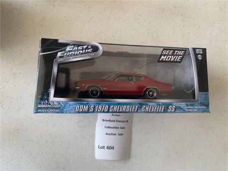 Greenlight Hollywood 1970 Chevrolet Chevelle SS From Fast & Furious