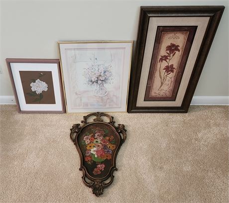 3 Flower Prints, Painting